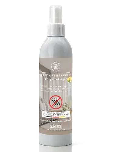 Geruchsentferner Geruchsvernichter 250 ml Enzymreiniger gegen schlechte Gerüche in WC Becken, Stoffe, Sofa und Teppiche (Katzenurin, Hundeurin)