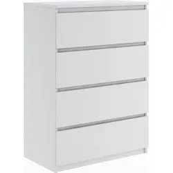 Emix24 Kommode, Weiß, Holzwerkstoff, 70x99x33 cm