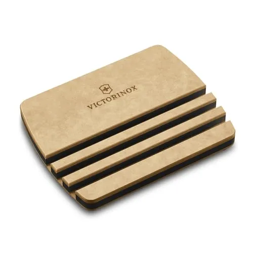 Victorinox Schneidebrett-Ständer, Praktischer Halter für 3 Schneidebretter, 12.7 x, 10.2 x, 1.2, Platzsparend, Aufbewahrung, Braun