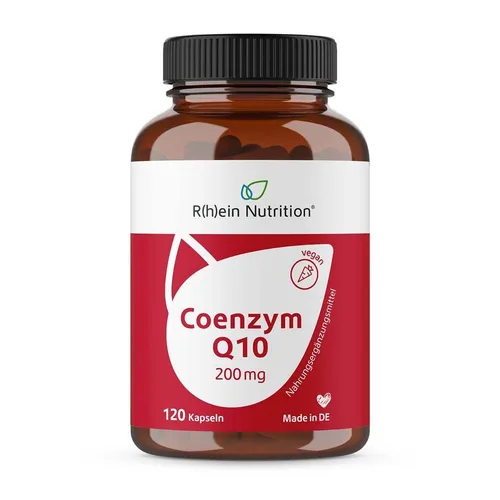 Coenzym Q10 200 Mg Vegan - 120 Kapseln - Arzneimittel mit 200 mg Coenzym Q10, vegan und rezeptfrei, ideal für mehr Energie und Vitalität.