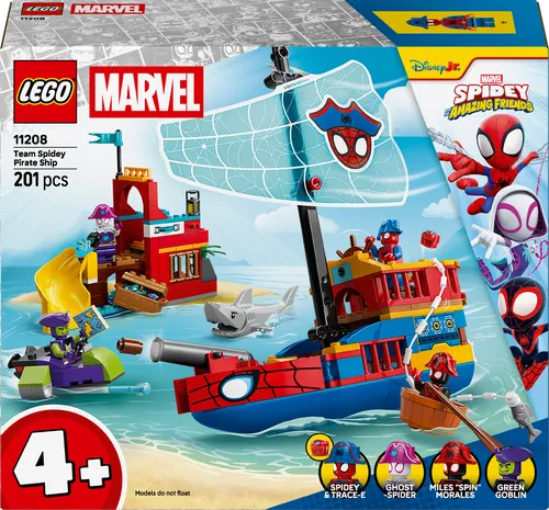 Marvel Spidey und seine Super-Freunde Piratenschiff von Spideys Team, Konstruktionsspielzeug 11208
