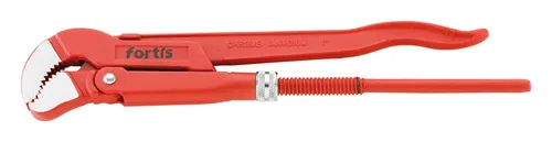 fortis Eckrohrzange S-Maul 3 Zoll - Rohrzangen für präzises Greifen und Halten, ideal für enge Stellen und anspruchsvolle Anwendungen.