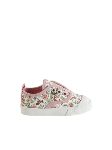 vertbaudet Baby Stoff-Sneakers mit Gummizug Babystiefel