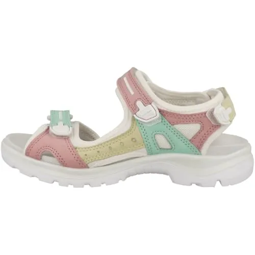 ECCO Yucatan Damen Sandale - Komfortable Wanderschuhe in buntem Design, Größe 39 - Wanderschuhe für Damen mit feinem Nubukleder und optimalem Komfort. Ideal für Outdoor-Abenteuer, leichtgewichtig und mit sensationellem Halt auf jedem Terrain.