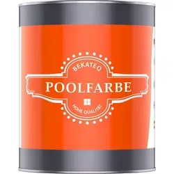 BEKATEQ Zementfarbe LS-400 - Hochwertige Schwimmbadfarbe für langlebige Beckenbeschichtung - Bodenbeschichtung für Pools, lichtecht und chemikalienbeständig, ideal für neue und sanierte Schwimmbecken, einfach anzuwenden und schnell trocknend.