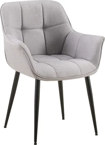 Deluke Esszimmerstuhl Grau, 65x85x58 cm – Komfort und Stil vereint