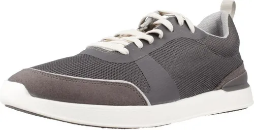Clarks Herren Lt Lace Sneaker, Grey Knit, 44.5 EU - Herren-Sneaker aus weichem, handgefertigtem Material mit Premium-Leder und leichter Zwischensohle für optimalen Komfort.