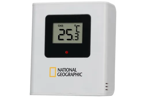 BRESSER Hygrometer Thermo-Außensensor - Präziser Thermo-Außensensor für BRESSER Wetterstationen, mit LCD-Display und einer Reichweite von bis zu 80 m für optimale Temperaturüberwachung in Ihrem Zuhause.