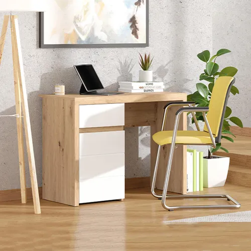 Anholt Schreibtisch Eiche Braun mit Schublade 98x47x74 cm