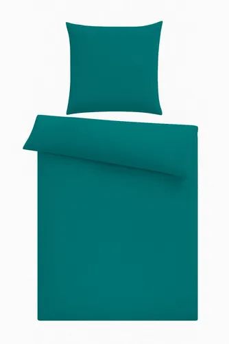 One Home Seersucker Bettwäsche Set - 4-teilig, kühlend und weich - Bettwäsche-Set aus 100% Microfaser, ideal für warme Nächte. Mit Reißverschluss, allergikergeeignet und transportiert 5-mal mehr Feuchtigkeit als Baumwolle. Perfekt für ein optimales Schlafklima!