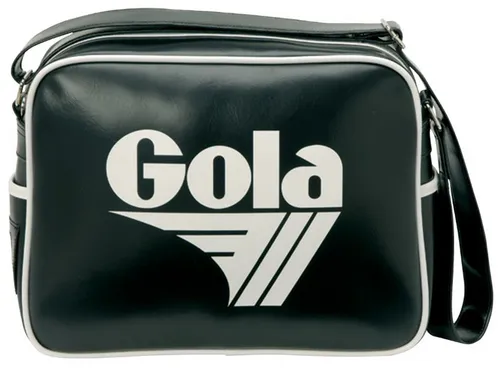 GOLA Redford Classics Umhängetasche Black/White CUB901 - Umhängetasche im Retro-Design, ideal für Laptop und Freizeit, großzügiges Volumen von 10L und stilvolles Schwarz/Weiß für jeden Anlass.