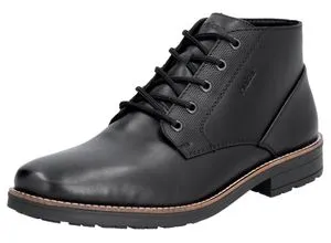 Rieker Herren Stiefelette 33207 aus Glattleder - Wanderschuhe mit weicher Innensohle und griffiger TR-Sohle für sicheren Halt. Ideal für normale bis kräftigere Füße in Komfortweite G - G 1/2.