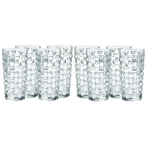 Nachtmann Longdrinkglas Nachtmann Bossa Nova Longdrink 8-er Set, Glas