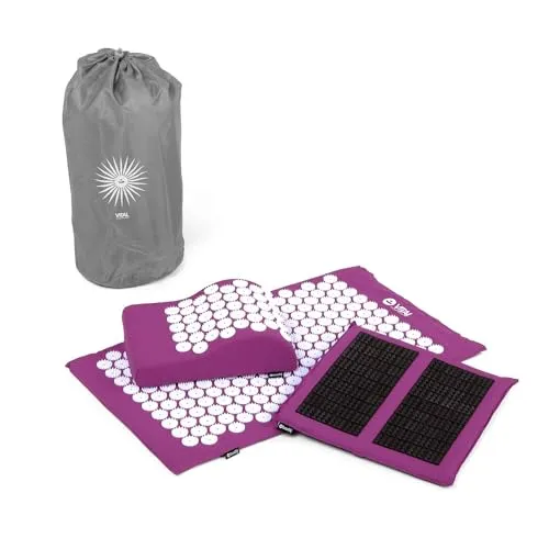 Bodhi VITAL Akupressurmatte Deluxe-Set Spiky in lila von Bodhi