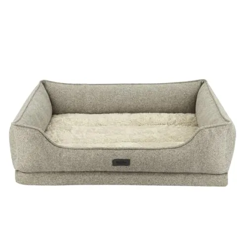 Nobby Orthopädisches Komfortbett Calbu, beige - Hundebett mit orthopädischem Komfort, ideal für ältere Hunde. Passt sich perfekt an die Körperform an, reduziert Druckpunkte und sorgt für optimalen Liegekomfort.