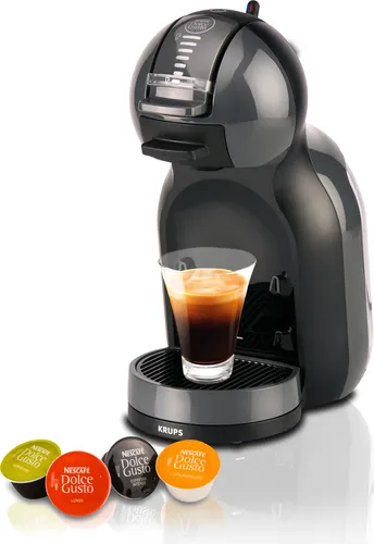 NESCAF Dolce Gusto KP1208 - 1-Tassen-Kaffeemaschine in Anthrazit Grau, vielseitig mit über 30 Sorten und schnellem Aluminium-Thermoblock