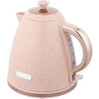 HOMCOM-Elektrischer Wasserkocher-24,2L x 19,5B x 23,4H cm in pink von HOMCOM