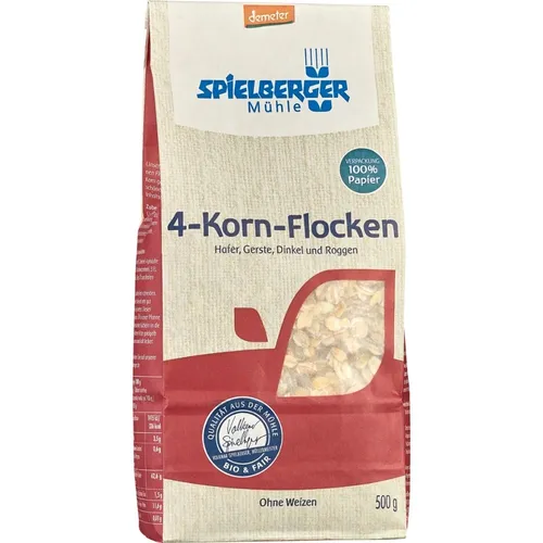 4-Kornflocken 500g | SPIELBERGER MÜHLE