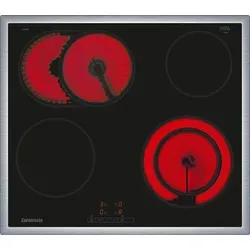 Constructa CA323255 Elektro-Kochfeld 60 cm Schwarz