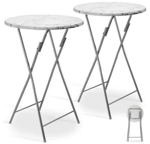 Klapptische Weiß von Casaria