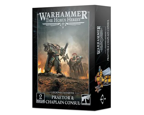 Cataphractii Praetor Chaplain Consul - Warhammer 40k Sammlerfigur - 40K Miniaturen: Baue deine eigene Cataphractii-Praetor und Chaplain Consul mit detaillierten Plastikmodellen für das Horus Heresy-Setting. Ideal für Sammler und Spieler!