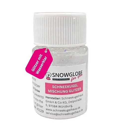 Konfetti Weiß von SNOWGLOBE for you - DO IT YOURSELF