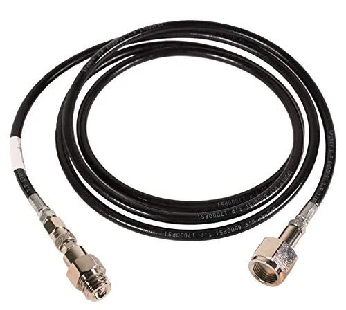 HUW24 Adapter-Hochdruckschlauch für Wassersprudler (geeignet für Soda Stream, Soda Max, SodaStream Crystal, Penguin, Play, Cool)