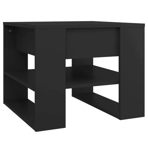 vidaXL Couchtisch Schwarz 55,5x55x45 cm aus Holzwerkstoff von vidaXL