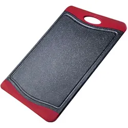 Westmark Schneidbrett 36,5 x 25 cm schwarz/rot
