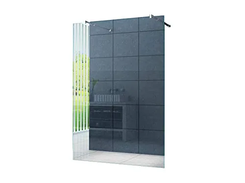Produktbild Freistehende Duschabtrennung Düsseldorf 120 x 200 cm Klarglas