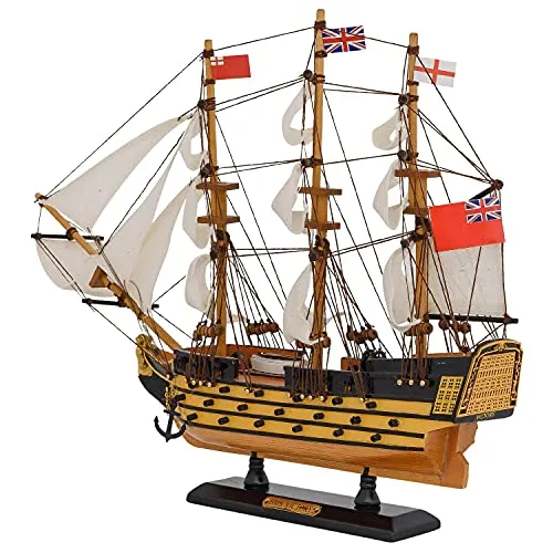 Aubaho Dekoobjekt Modellschiff HMS Victory