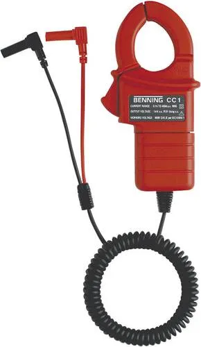 Benning CC 1 Stromzangenadapter - Stromzangenadapter für Multimeter, erweitert den Messbereich auf bis zu 400 A für präzise Strommessungen.