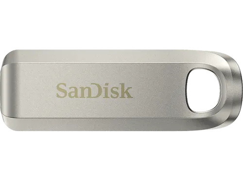 SanDisk Ultra Luxe USB-Type-C-Laufwerk 1 TB - USB-Stick mit 1 TB, schnellem USB 3.2 Gen 1 Anschluss und elegantem Metalldesign. Ideal für schnelle Datenübertragungen mit bis zu 400 MB/s und praktischer Schlüsselbundöse.