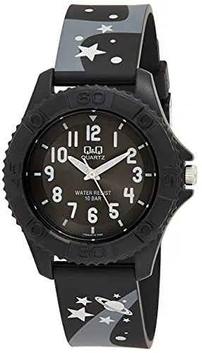 Q&Q Damen Analog Quarz Uhr mit Edelstahl Armband VQ96J014Y