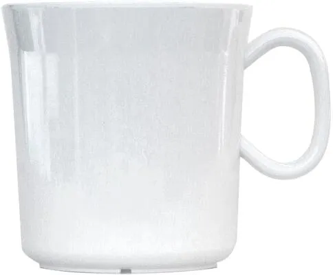 Waca Mucke Tasse, Melamin, 400ml, weiß