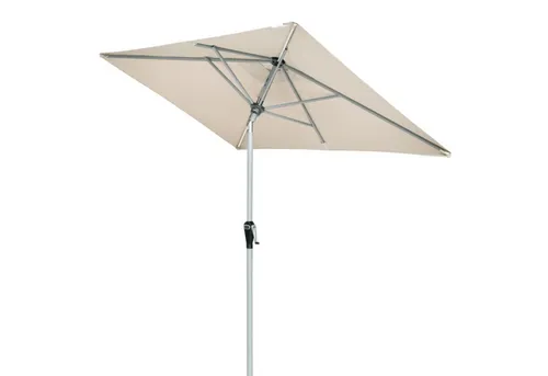 doppler Active Auto Tilt Kurbelschirm Sonnenschirm  210x140 cm Natur Beige - Braun