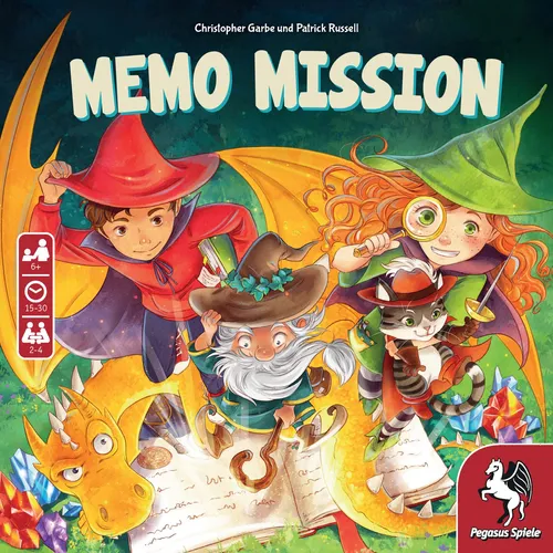 PEGASUS SPIELE Memo Mission Kinderspiel Mehrfarbig