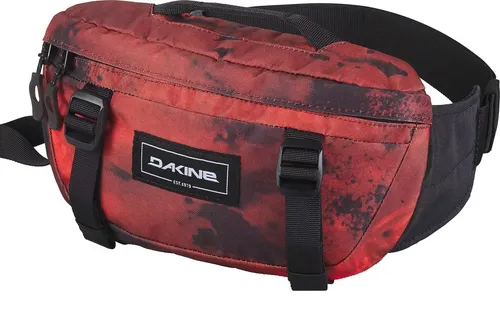 Dakine Hot Laps 1L Bike Waist Bag - Flare Acid Wash - Leichter Bike-Waist Bag mit atmungsaktivem Mesh-Rückenpanel und seitlicher Wasserflaschenhalterung, ideal für Outdoor-Abenteuer und Fahrradtouren.