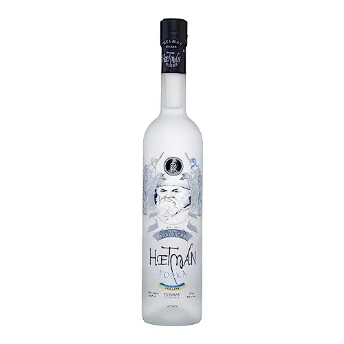 Vodka Gorilka Hetman 0,7L 40% Vol. - Wodka ohne Geschmack: Traditioneller ukrainischer Vodka, hergestellt nach alten Rezepturen für einen authentischen und unverwechselbaren Genuss.