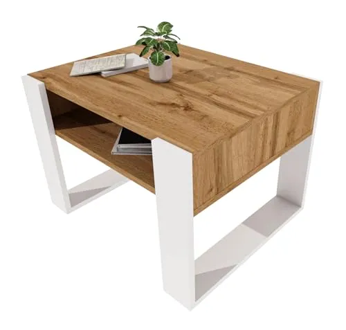 möbelkap Couchtisch 65×53.6 cm – Moderner Beistelltisch aus Holzwerkstoff