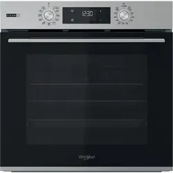 WHIRLPOOL Einbaubackofen 71 l, multifunktional, Dampf+, Edelstahl