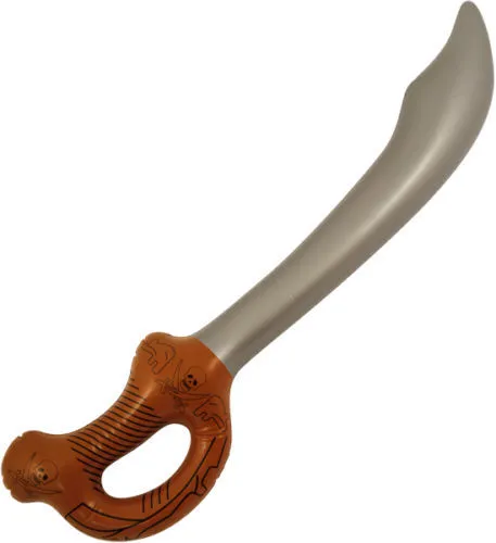 60cm Aufblasbare Figur Piraten Schwert Spielzeug Kostüm Zubehör Spaß Haken