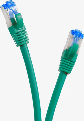 TPFNet 7,5m Cat.6A Patchkabel / Netzwerkkabel S/FTP 10GBit, grün