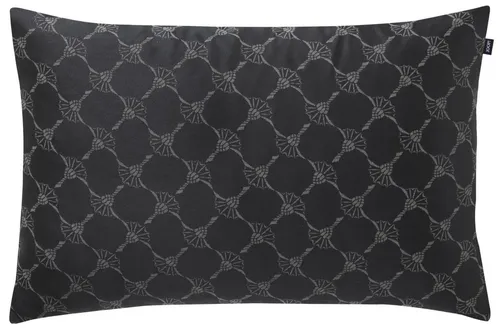 Joop! Kissenhülle J!Metallic Dunkelblau 40x60 cm - Hochwertige Kissenhülle aus Textil in Dunkelblau, elegantes Uni-Design, ideal für stilvolle Wohnräume.