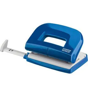 Novus Locher E 210, 025-0544, blau, Bürolocher, Stanzleistung ca. 10 Blatt