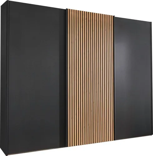 WIEMANN Kleiderschrank Denver hochwertige Beschläge in schwarz von WIEMANN
