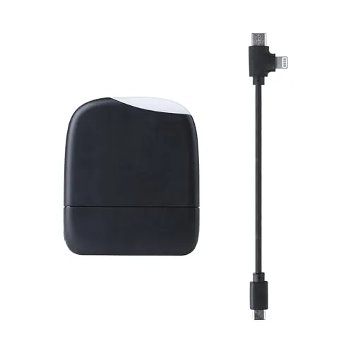Xoopar Ice-Powerbank 5000 mAh - Powerbank aus recyceltem Kunststoff mit integriertem Touch-Licht für sicheres Aufladen unterwegs. Ideal für Smartphones und Tablets, nachhaltig und vielseitig einsetzbar.