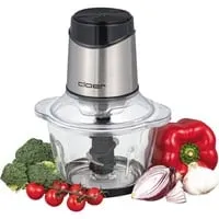 Multizerkleinerer 6829 Edelstahl/Schwarz - Küchengerät mit 400 Watt Leistung, 1,2 Liter Fassungsvermögen und einem dreiteiligen Messerset für perfekte Ergebnisse. Ideal für schnelle Zubereitung!