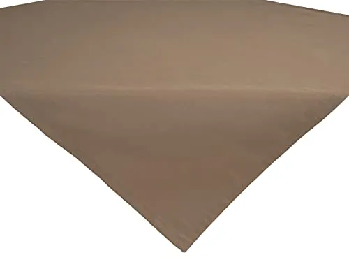 beties „Wunschton“ Mitteldecke ca. 80x80 cm - in großer Sortiments- und Größenauswahl – EIN idealer Begleiter in Unifarbe (deep-Taupe)