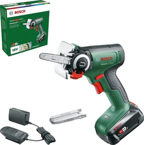 Bosch Home and Garden 06033D5202 - UniversalCut 18V-65 Gartensäge, vibrationsfreies Sägen mit NanoBlade-Technologie und 18V POWER FOR ALL Kompatibilität